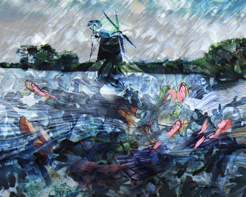 F3 'The End of the Dream'  (12x10) - Imaginative, Meditative or Mystical