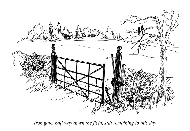 Iron field gate - Drawings and Sketches