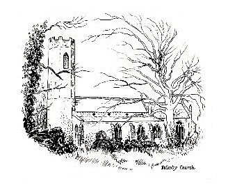 Rollesby Church in winter - Drawings and Sketches