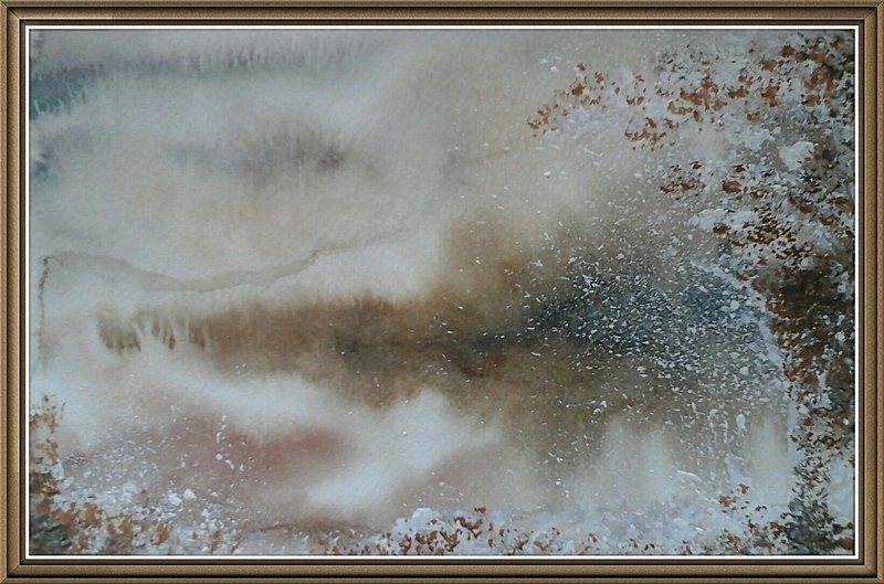 SM13  Winter - Senior Moments - freehand watercolours