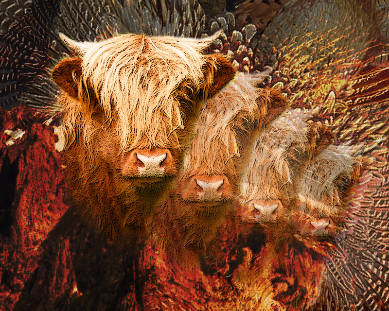A2  Bull Crag  (10x8) - Horses, other animals, and birds
