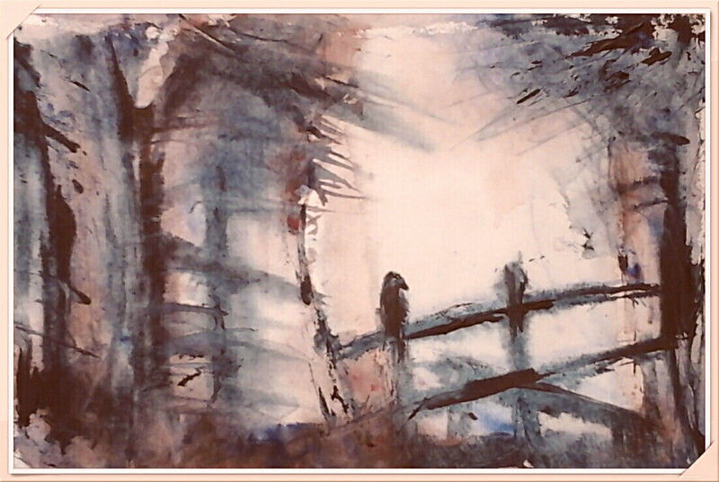 LP  1 Sitting on the Fence - Lockdown Paintings