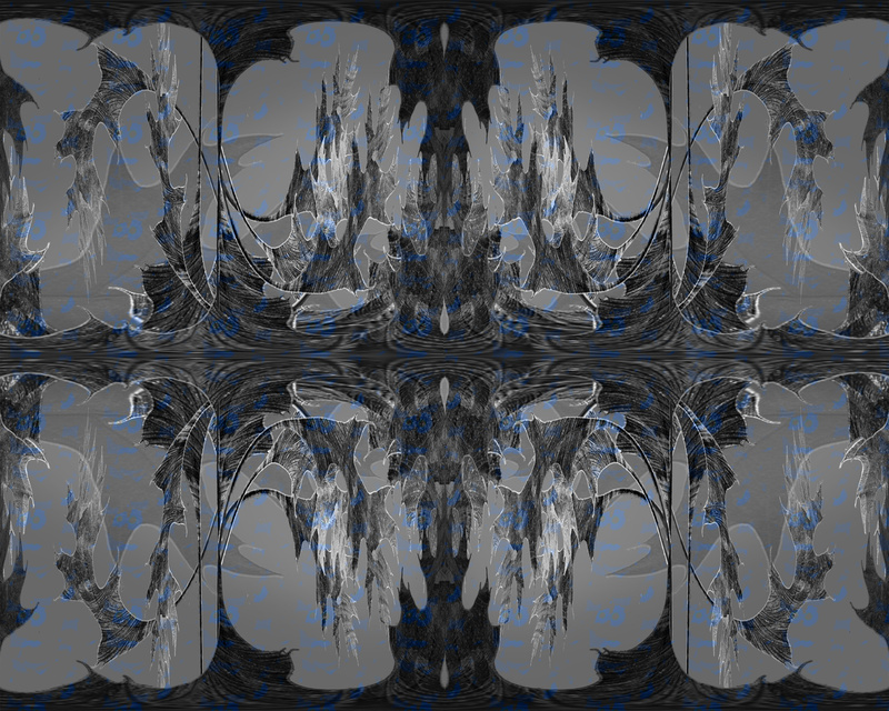 LMB4 A design using the single leaf  (10 x 8) - The Land of Make-believe