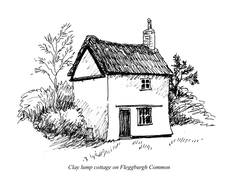 A clay lump cottage, Fleggburgh - Drawings and Sketches