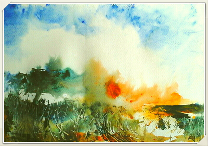 L 12  Outburst - Lockdown Paintings