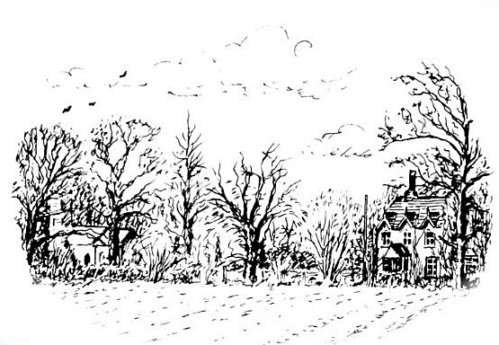 Clippesby Church and the Old Rectory - Drawings and Sketches