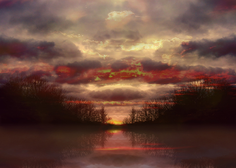 F26 Winter Dusk (A4) - Imaginative, Meditative or Mystical