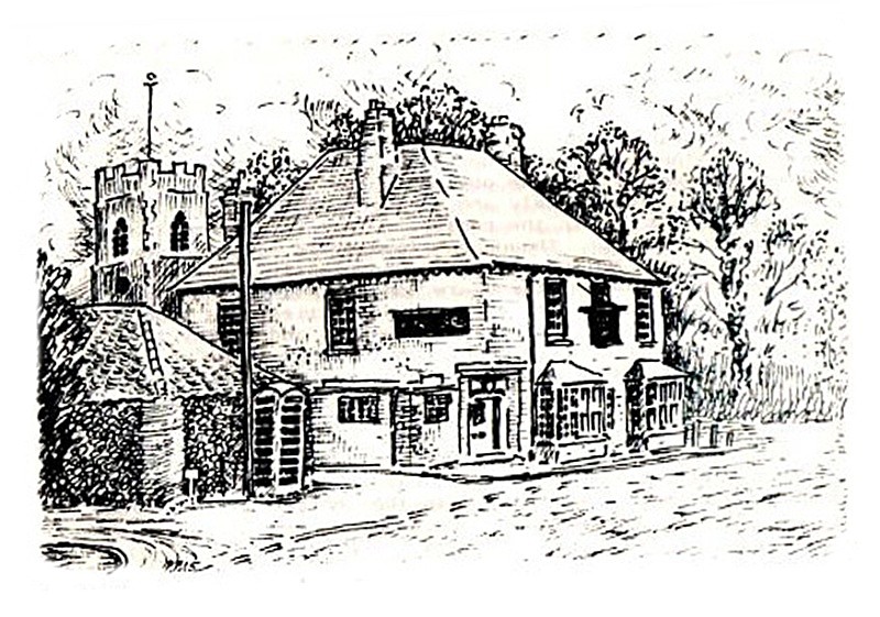 Fleggburgh Pub and Church Tower - Drawings and Sketches