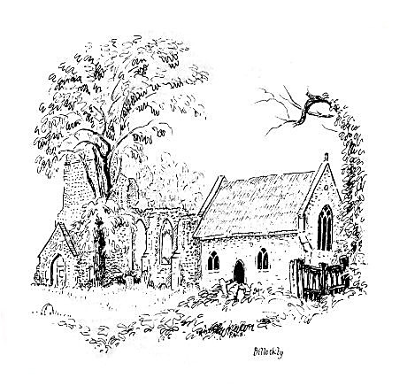 Billockby Church in Summer - Drawings and Sketches
