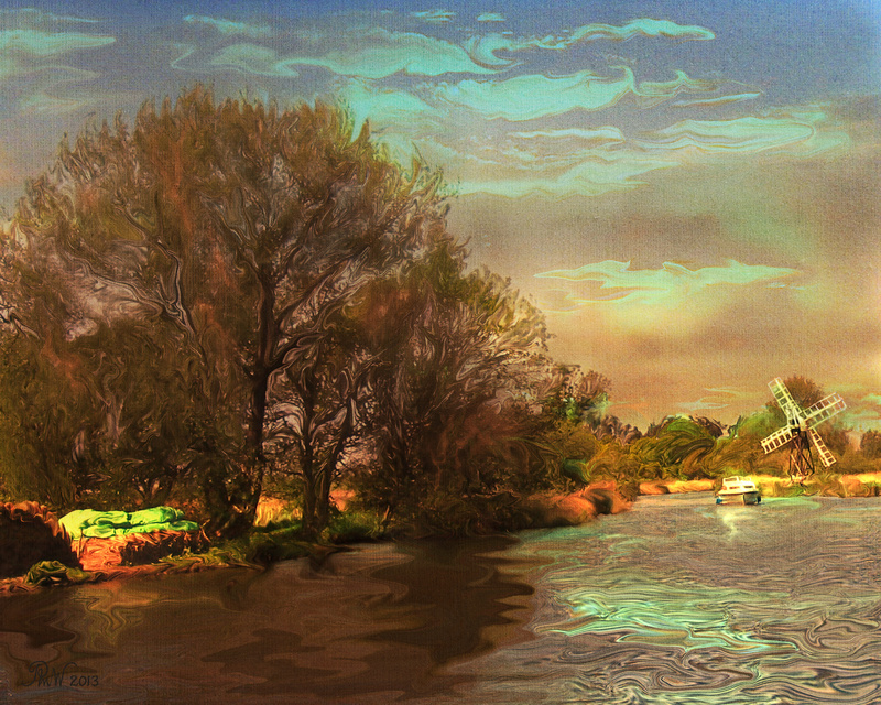NB10  Evening Sunlight - Moods and Magic of the Norfolk Broads