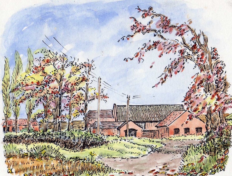Autumn at Hall Farm - Drawings and Sketches