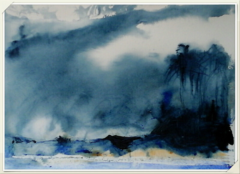 LP 2  Tropical storm brewing - Lockdown Paintings