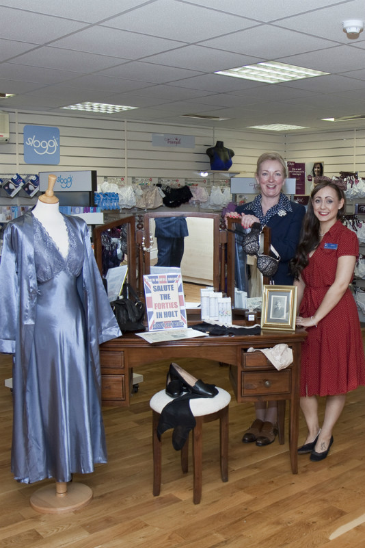 IMG_8190 Bakers and Larners Staff - Salute The Forties in Holt 2015