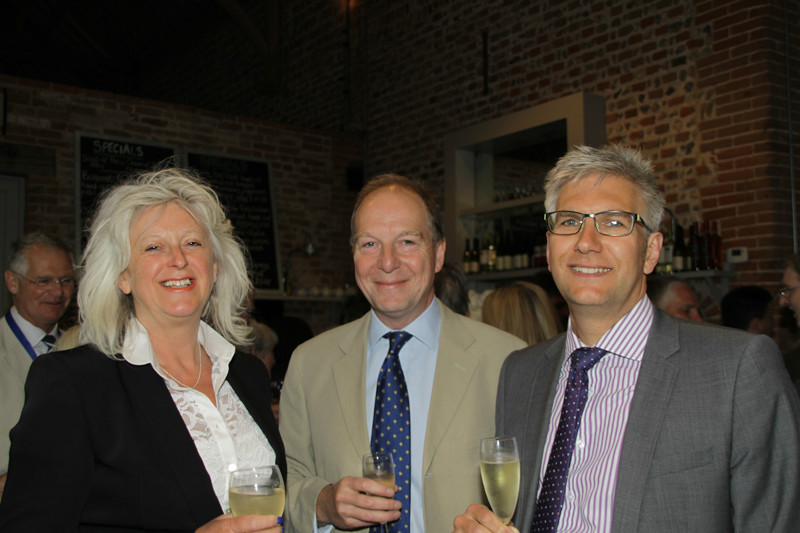 Diana Scargill Rob Raywood Chris Scargill IMG_1061 - Holt Festival Launch 2014