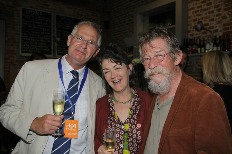 Adney Payne Anwen Rees-Myers John Hurt IMG_1064 - Holt Festival Launch 2014