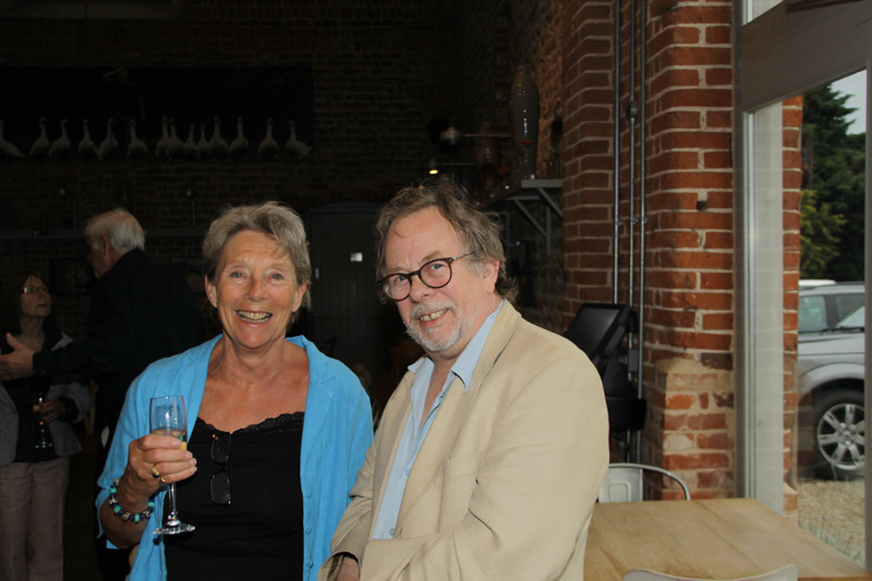 Sue Rees Tony Britten IMG_1051 - Holt Festival Launch 2014