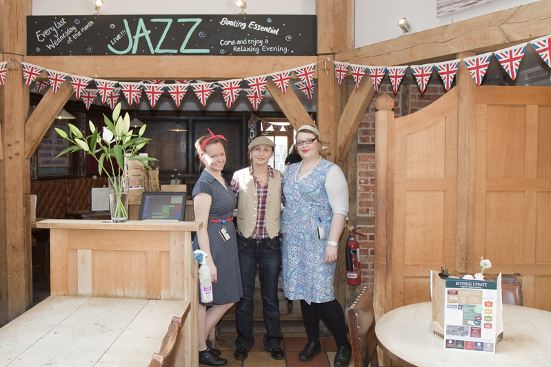 IMG_9898 Byfords Staff - Salute The Forties in Holt 2015