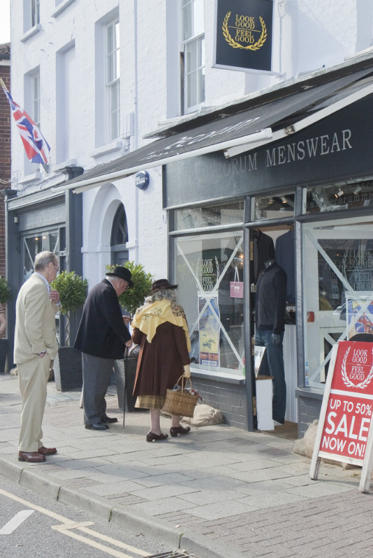 IMG_0076 Sir Winston in Town - Salute The Forties in Holt 2015