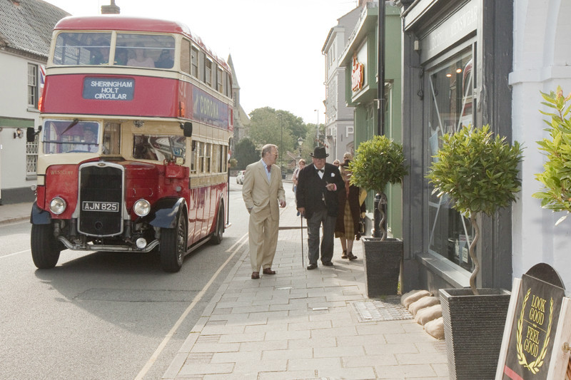 IMG_0075 Sir Winston in Town - Salute The Forties in Holt 2015