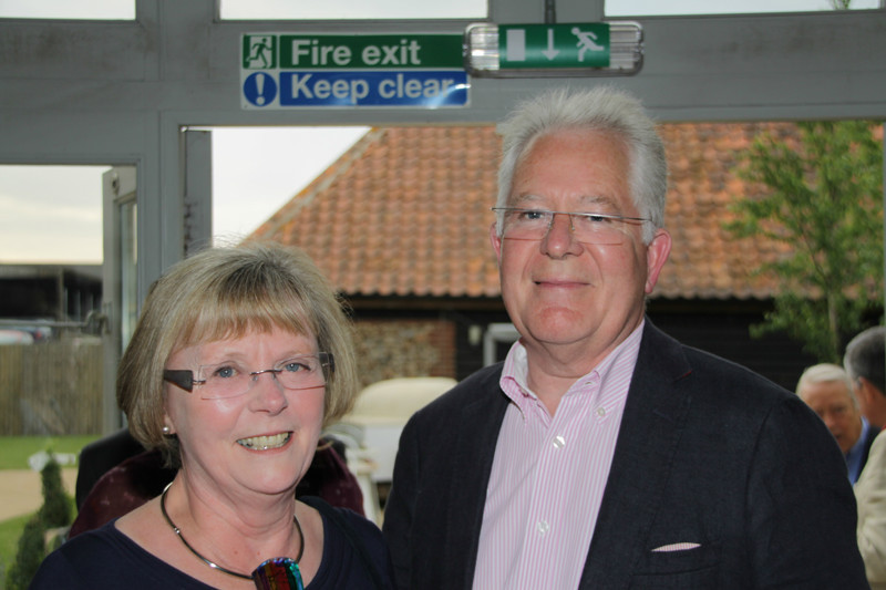 Clare Dubbins Roger Dubbins IMG_1079 - Holt Festival Launch 2014