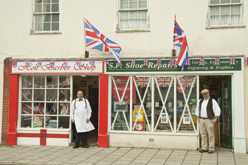 IMG_7685 Holt Barber Shop SP Shoe Repairs - Salute The Forties in Holt 2015