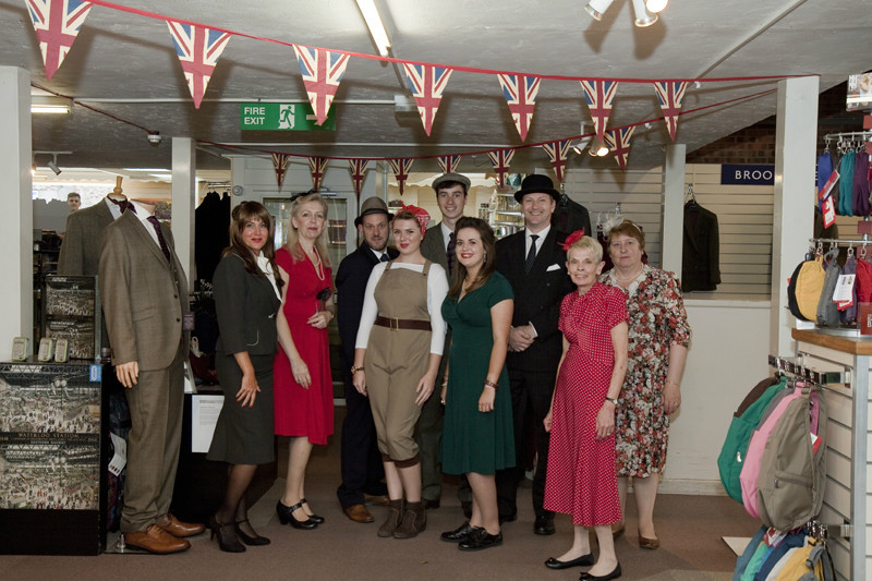 IMG_8192 Bakers and Larners Staff - Salute The Forties in Holt 2015