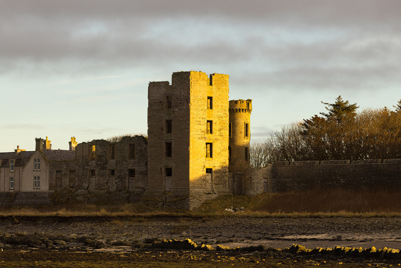 Thurso castle sunset light - Caithness