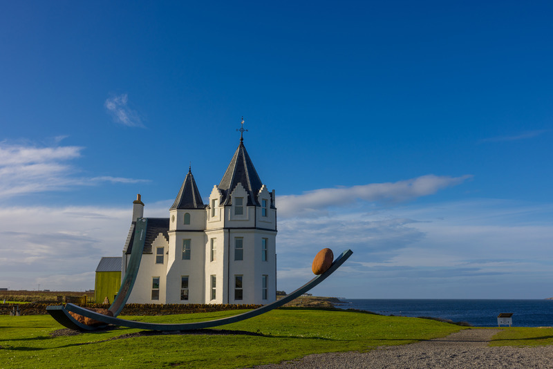 John O'Groats with sculpture - Caithness