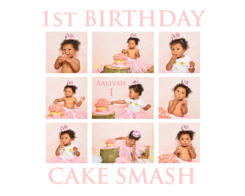 1ST BIRTHDAY CAKE SMASH - 1ST YEAR CAKE SMASH SESSIONS