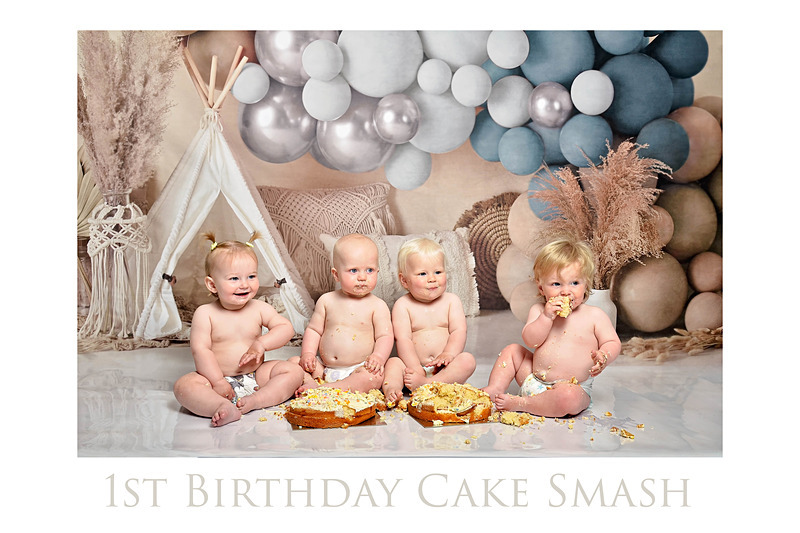 collage - 1ST YEAR CAKE SMASH SESSIONS