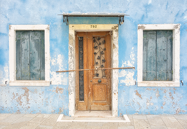 BLUE HOUSE - BURANO - THE LAGOON ISLANDS