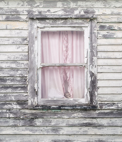 PINK CURTAINS - KNIGHT'S COVE - NEWFOUNDLAND