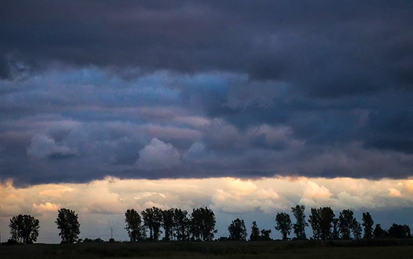 EVENING SKY, LONG POINT - THE MARSH