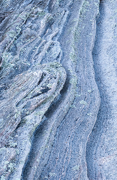 FLUTED ROCKS, COOL SHADE - FRANKLIN ISLAND - FRANKLIN ISLAND, NORTH -  GEORGIAN BAY