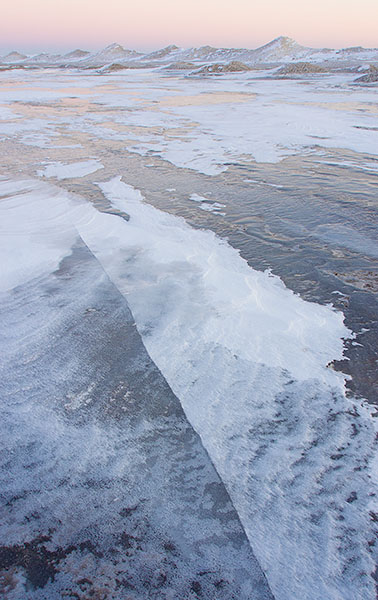ICE RIDGES #1 - LONG POINT BEACH - WINTER