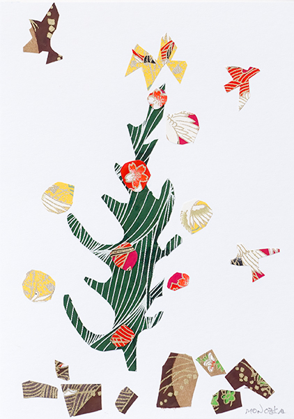 #1 - Larry's 'Christmas Fancies' collages