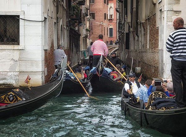 TRAFFIC JAM - VENICE - VENICE IN COLOUR