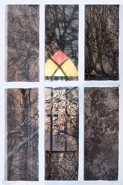 WINTER WINDOW, 2016, MEMORIAL CHURCH - PORT RYERSE - PORT RYERSE