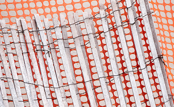 SNOW FENCE DETAIL - LONG POINT BEACH - SNOW/SAND FENCES, LONG POINT