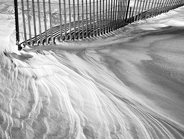 FENCE-SAND-SNOW, LONG POINT BEACH - SNOW/SAND FENCES, LONG POINT