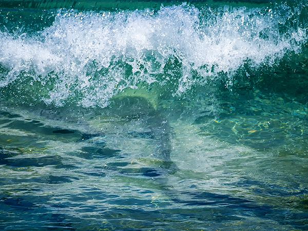 BREAKING WAVE #5 - GEORGIAN BAY - BAY & SHORE