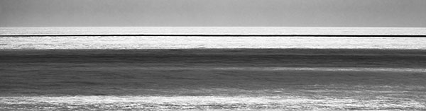 GEORGIAN BAY LIGHT  #1 - BRUCE COUNTY - BLACK AND WHITE