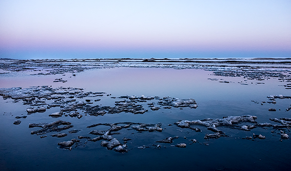 BREAKUP - LONG POINT BEACH - WINTER
