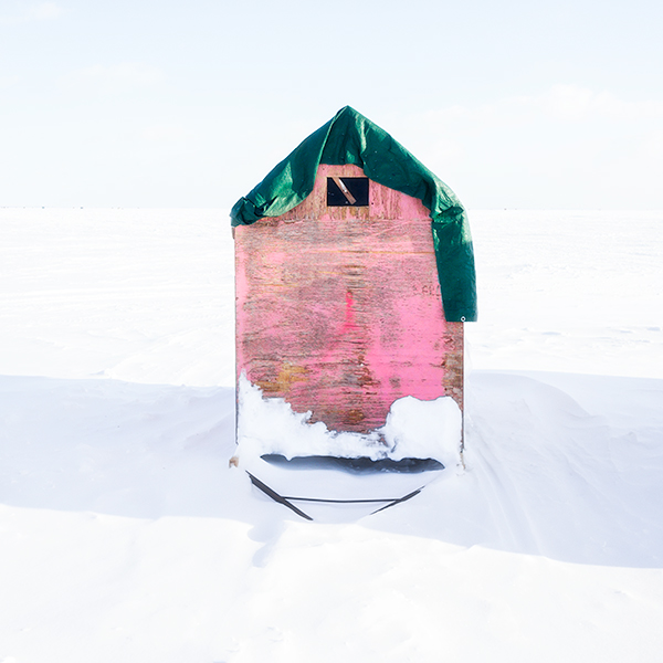 PINK HUT - INNER BAY, LONG POINT - ICE FISHING PROJECT