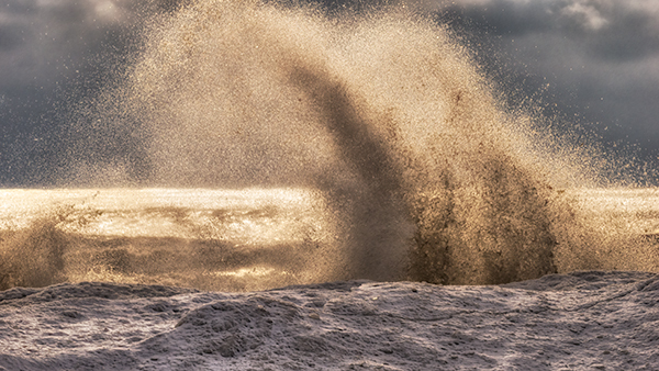 Ice Volcano--Lake Erie - PHOTO STORAGE