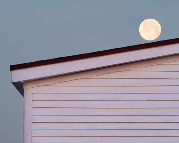 SOLSTICE MOONSET - GREENSPOND - NEWFOUNDLAND