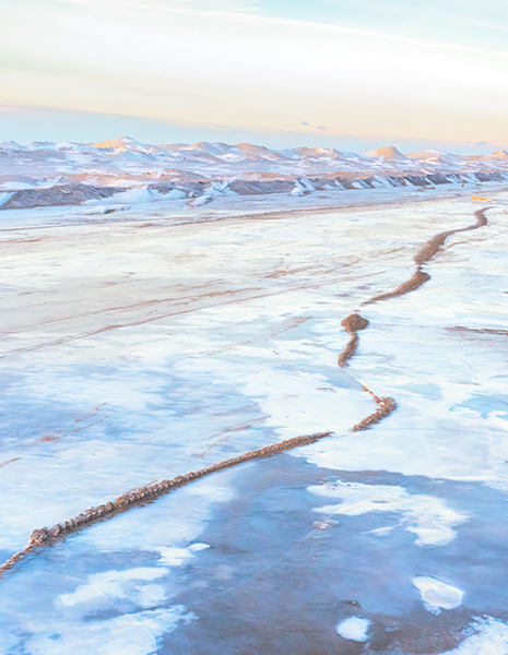 January--Long Point Beach -25C - New Works