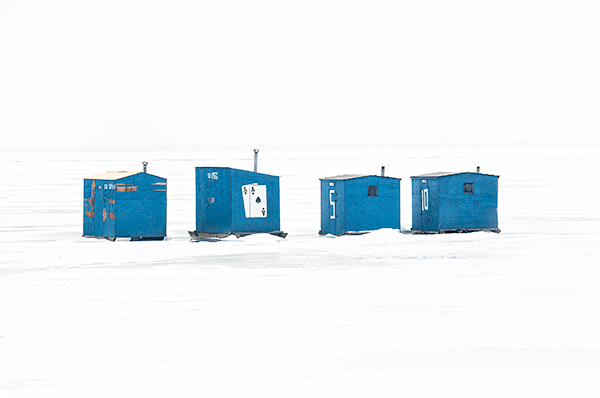 DOUBLE ACES,  INNER BAY, LONG POINT - ICE FISHING PROJECT