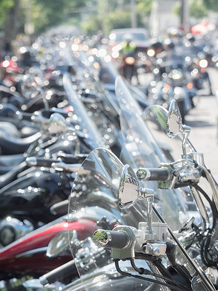 MOTORCYCLES -  PORT DOVER, JULY 2018 - FRIDAY THE 13TH -PORT DOVER