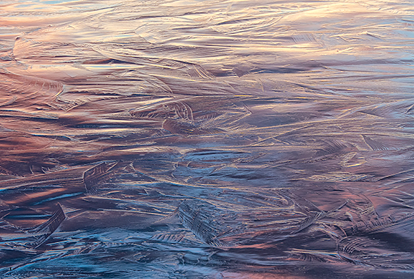 SUNSET ON ICE - BIG CREEK MARSH - KATHY'S 2018 TENSET